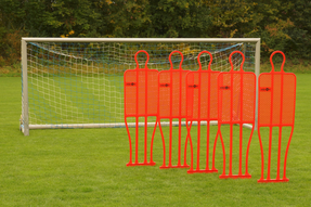 Professional free kick wall with 5 dummies