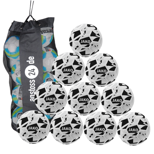 Ballset JAKO Trainingsball Contrast inkl. Ballsack