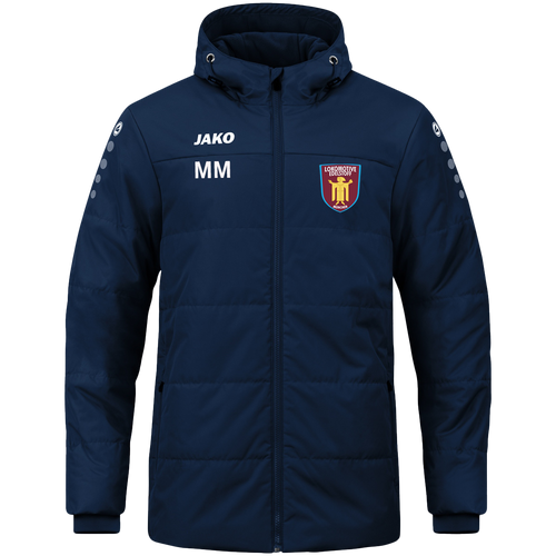 Lokomotive Edelstoff Coachjacke Team mit Kapuze