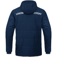 Lokomotive Edelstoff Coachjacke Team mit Kapuze