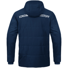 Lokomotive Edelstoff Coachjacke Team mit Kapuze