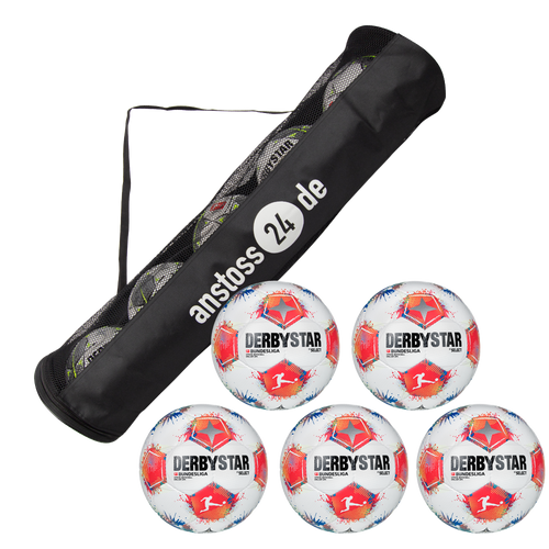 Ballset DERBYSTAR Spielball - Bundesliga Brillant APS v25 inkl. Ballsack