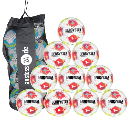 Ballset DERBYSTAR Trainingsball - Bundesliga Club TT v25 inkl. Ballsack