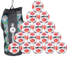 Ballset DERBYSTAR Trainingsball - Bundesliga Brillant TT v25 inkl. Ballsack