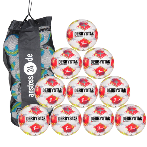 Ballset DERBYSTAR Jugendball - Bundesliga Club S-Light v25 inkl. Ballsack