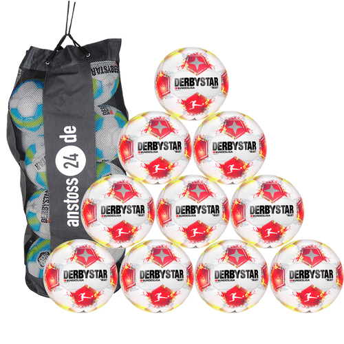Ballset DERBYSTAR Jugendball - Bundesliga Club Light v25 inkl. Ballsack 