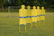 Professional free kick wall with 5 dummies