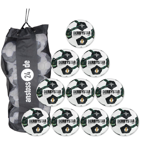 Ballset DERBYSTAR Trainingsball - DFB-POKAL BRILLANT REPLICA v25 inkl. Ballsack 