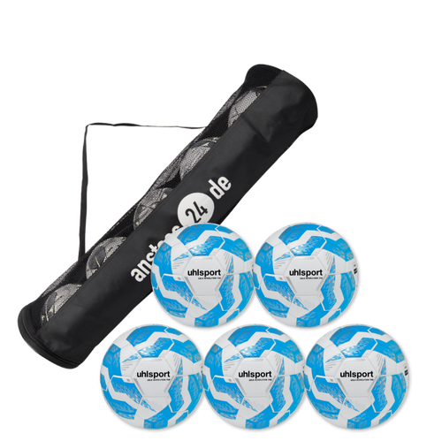 Ballset Uhlsport Spielball SALA REVOLUTION THERMOBONDED inkl. Ballsack