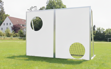 Aluminium Torwand freistehend - 2,70 x 1,83 m - wetterfest