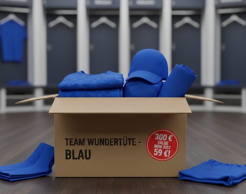 anstoss24.de Team-Wundertüte in Vereinsfarben im Wert von über 300 €
