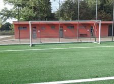 Transportable youth football goal - tilt resistant - fully welded - 5.00 x 2.00 m, incl. goal net