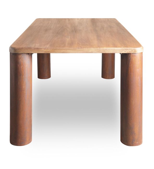 GAUDI Esstisch 200x100 cm Massivholz Mango – Handgefertigter Design-Esstisch mit markanten Rundbeinen GAUDI Esstisch 200x100 cm Massivholz Mango – Handgefertigter Design-Esstisch mit markanten Rundbeinen