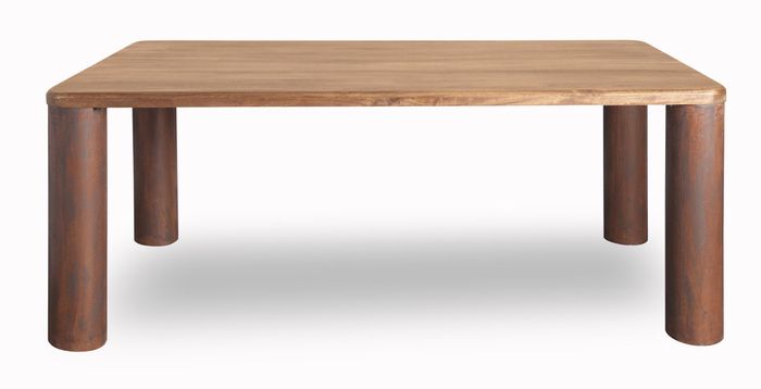 GAUDI Esstisch 200x100 cm Massivholz Mango – Handgefertigter Design-Esstisch mit markanten Rundbeinen GAUDI Esstisch 200x100 cm Massivholz Mango – Handgefertigter Design-Esstisch mit markanten Rundbeinen