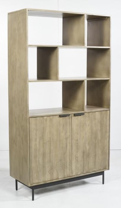 CURVE Bücherregal mit 2 Türen / 6 Ablagen CURVE Bücherregal mit 2 Türen / 6 Ablagen