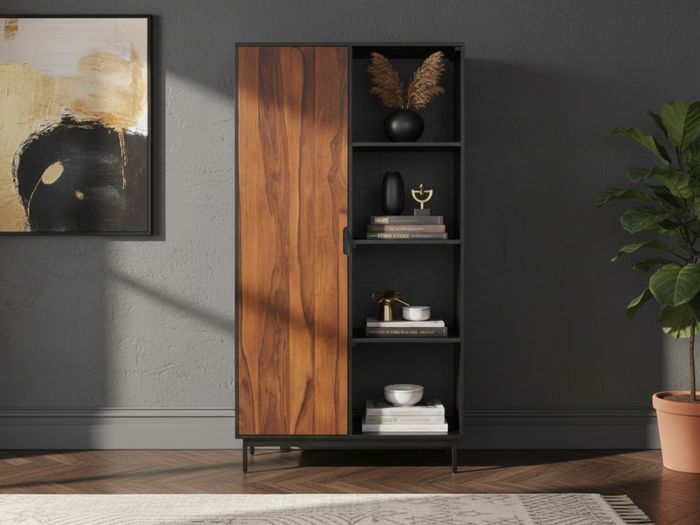 BOSTON Regal mit 1 Tür / 4 Ablagen BOSTON Regal mit 1 Tür / 4 Ablagen