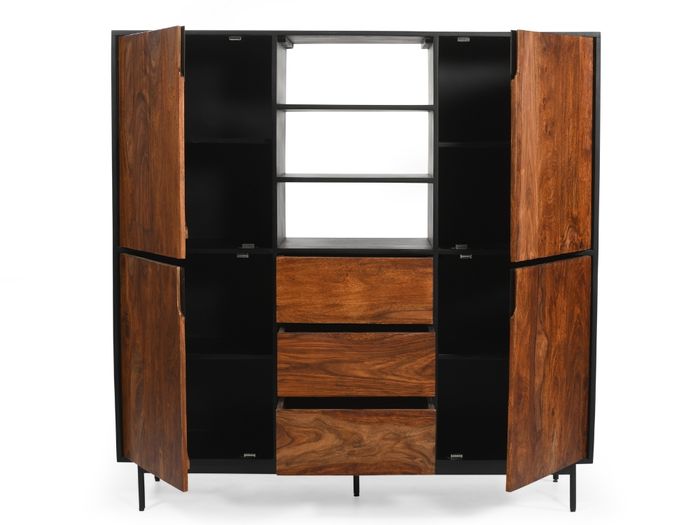 BOSTON Highboard mit 4 Türen / 3 Schubl. / 3 Ablagen BOSTON Highboard mit 4 Türen / 3 Schubl. / 3 Ablagen