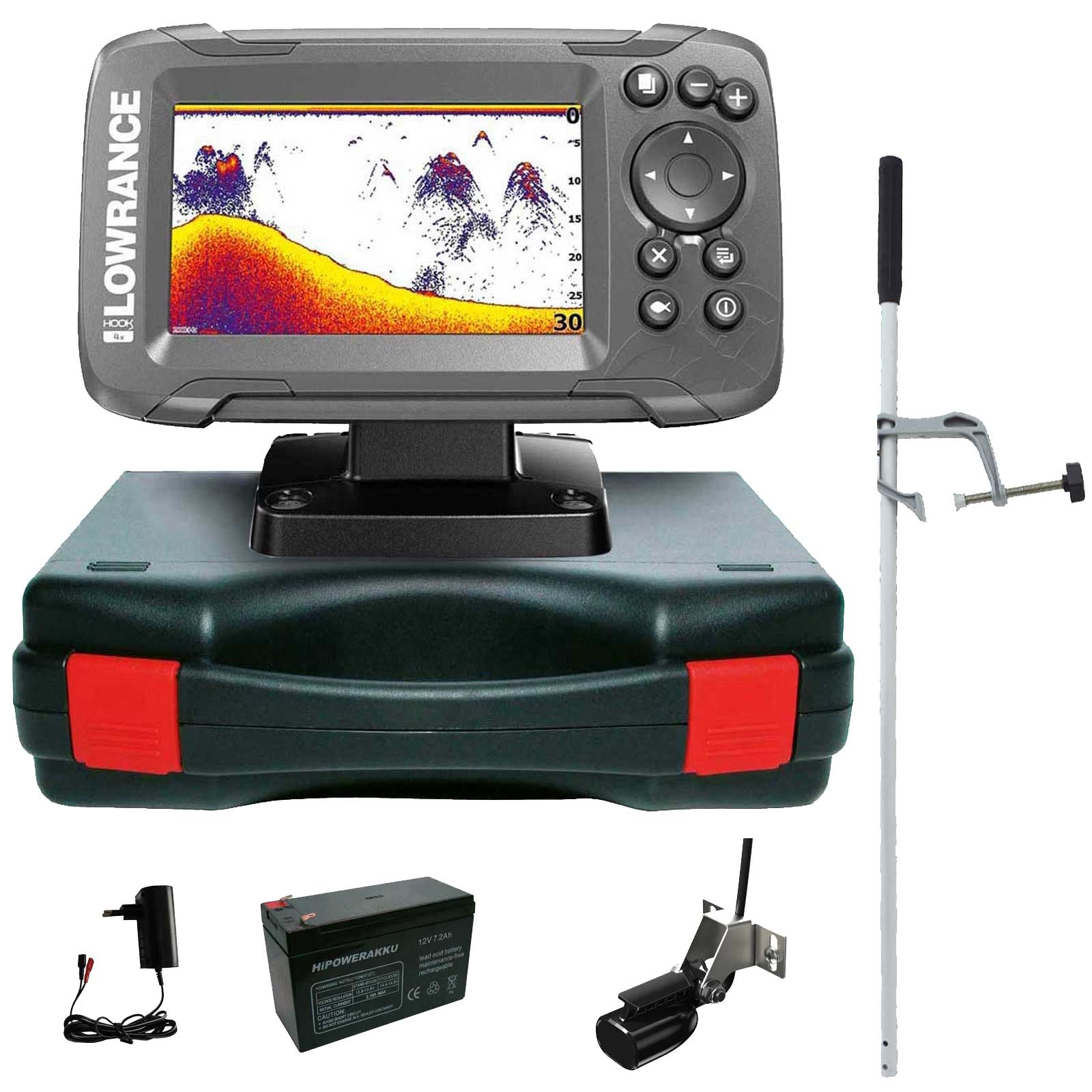 Lowrance Echolot Fischfinder Portabel Master Edition Komplettsystem