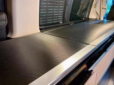 Protective film for the glass worktops in the kitchen unit in the Mercedes-Benz Marco Polo W447 in various colours carbon optics