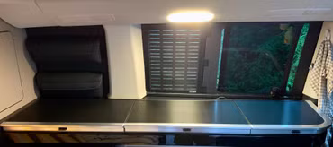 Protective film for the glass worktops in the kitchen unit in the Mercedes-Benz Marco Polo W447 in various colours carbon optics