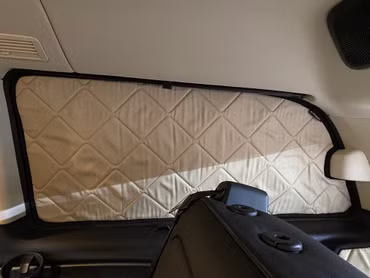 Living area insulation set - thermal mat for Mercedes-Benz Marco Polo with kitchen (W447) from 2014 model year incl. installation material (Gray) | Black