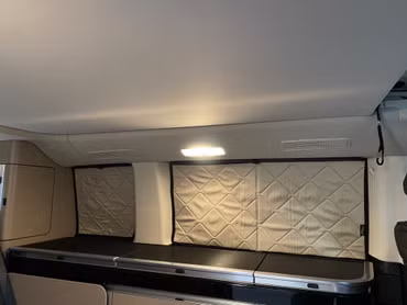 Living area insulation set - thermal mat for Mercedes-Benz Marco Polo with kitchen (W447) from 2014 model year incl. installation material (Gray) | Black
