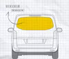 Living area insulation set - thermal mat for Mercedes-Benz Marco Polo Horizon / Activity without kitchen (W447) from 2014 model year incl. installation material (Gray) | Black