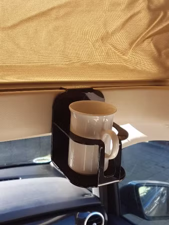 Cup holder / cup holder for Mercedes-Benz V Class, Marco Polo, Horizon W447 open