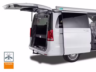 Moustiquaire magnétique pour Mercedes-Benz classe V, Vito, Marco Polo, Horizon, Activity à partir de BJ2014 (W447) hayon arrière manuel | standard