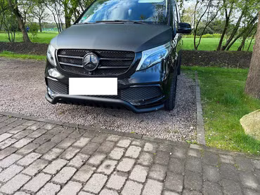 Frontschutzbügel mit Unterfahrschutz für Mercedes-Benz V Klasse, Marco Polo, Horizon, Activity V Klasse 2019 - 2024 Mopf1 (halbhohe Version)