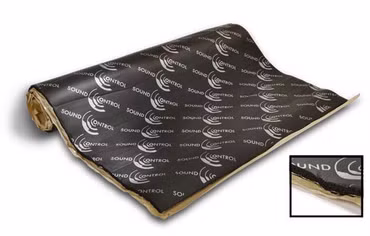 ZEALUM FINISH self-adhesive aluminium butyl insulating mat 1 piece 78 x 46 cm eliminates sound reflections