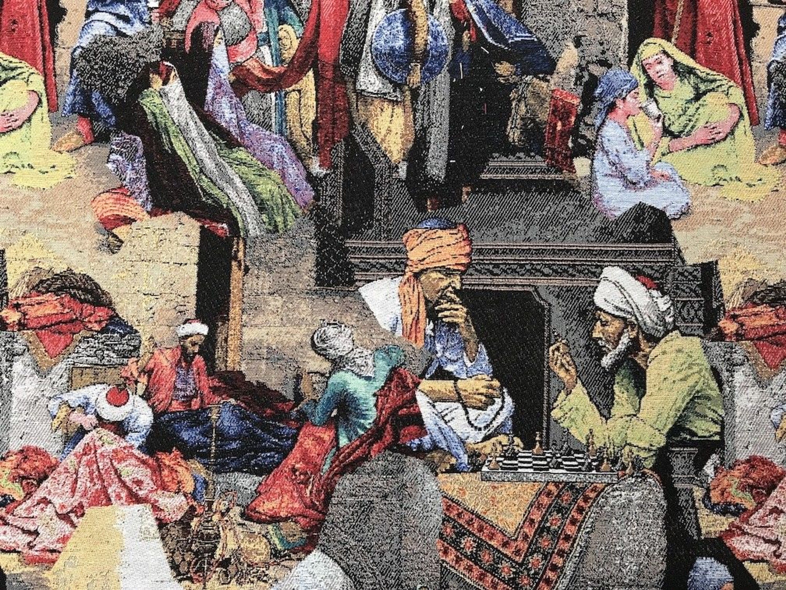 Deko Möbel Stoff /" Ägypten Pharao /" Gobelin Kissen Tapete Teppich Überwurf
