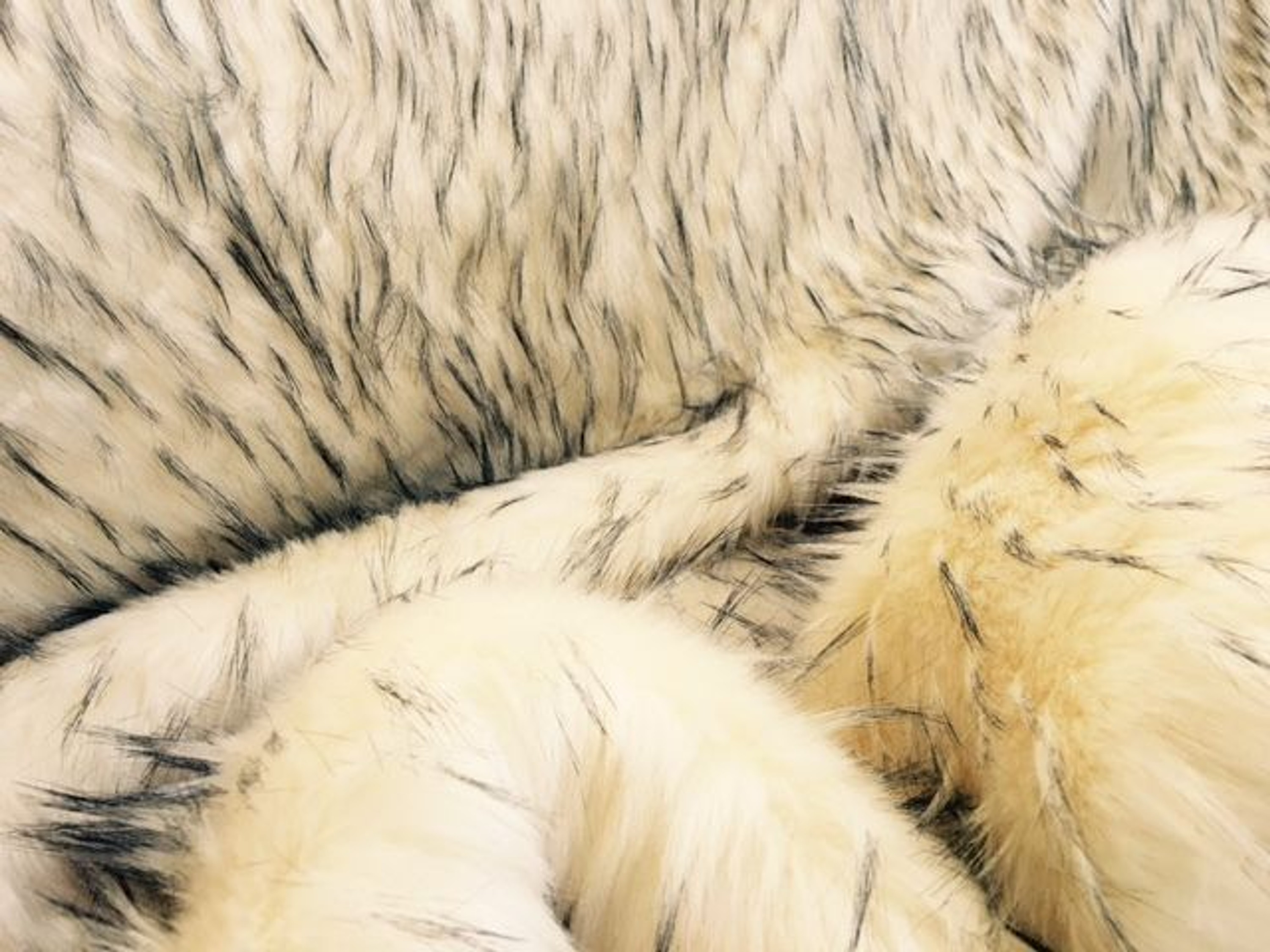 fellimitat meterware langhaar