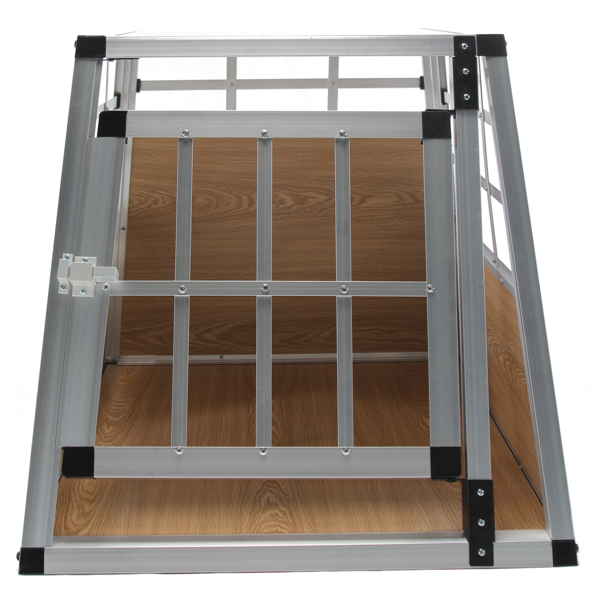 Hundetransportbox Metall S Auto Gitterbox kleine Hunde Alu Hundebox