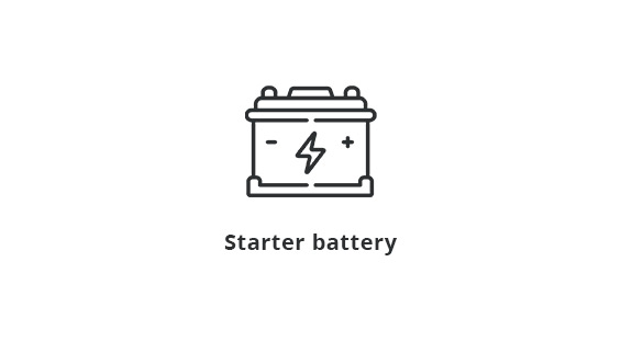 Starter battery Icon