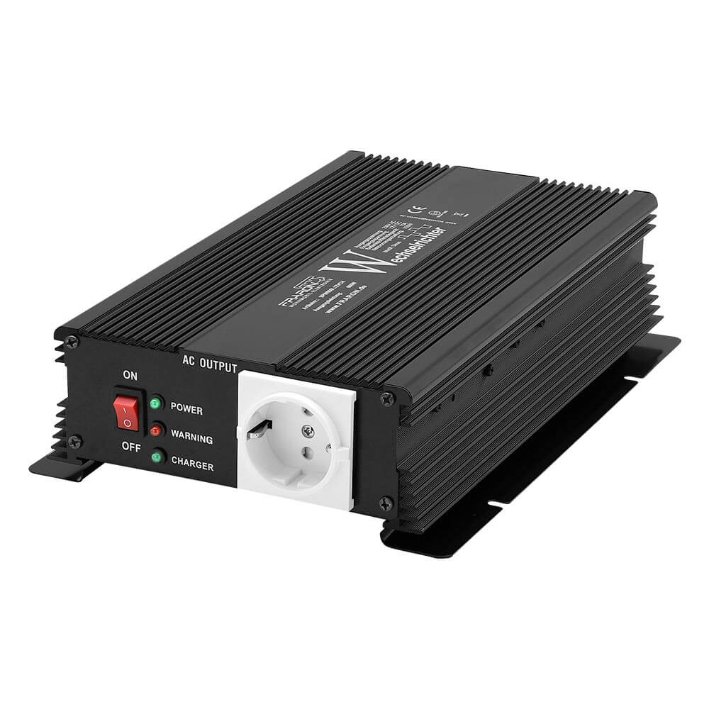 Power inverter modified sine wave 600 Watt 12V with charger 10A and AC  transfer switch, , FraRon electronic
