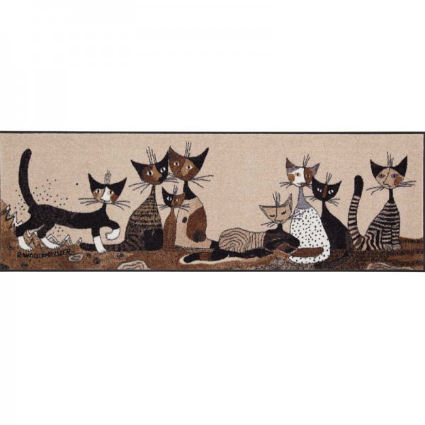 激安先着 Serafino Fussmatte & | cm 60x180 Wachtmeister Rosina Friends 絵画