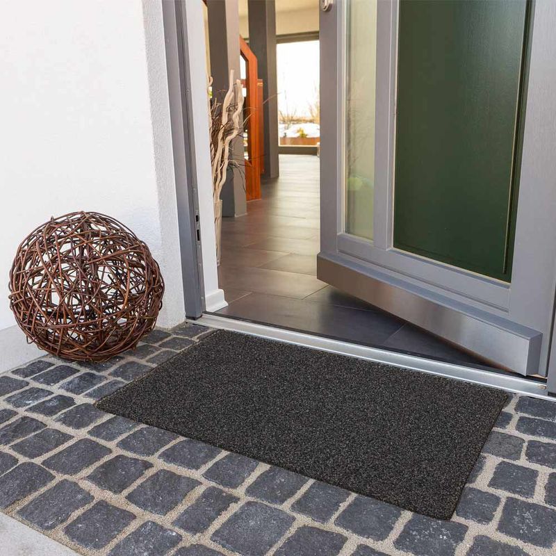 Fußmatte Brush Line beige | Wunschmaß Fußmatten XXL Fußmatten auf Maß