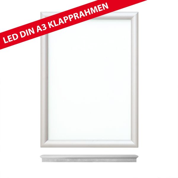 LED Alu Klapprahmen Ultraslim DIN A3 Wechselrahmen Plakatrahmen Alurahmen Lichtdisplay -*A LED Alu Klapprahmen Ultraslim DIN A3 Wechselrahmen Plakatrahmen Alurahmen Lichtdisplay -*A