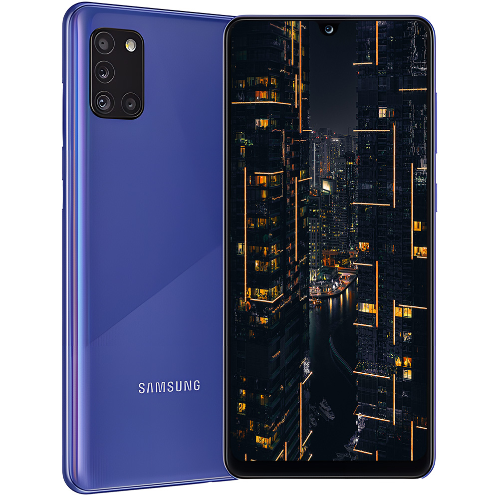 Samsung Galaxy A31 128 GB Prism Crush Blue Dual Sim Smartphone Wie Neu Samsung Galaxy A31 128 GB Prism Crush Blue Dual Sim Smartphone Wie Neu