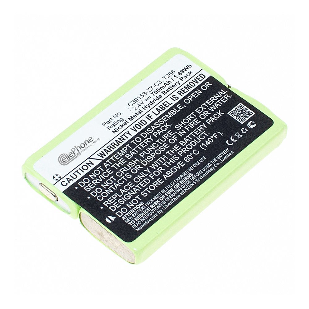 Batteria Di Ricambio NiMH 750 MAh Per Telefoni Siemens Gigaset (2000, 2011, 3000) E DeTeWe Eurix + Panno Pulizia Mungoo