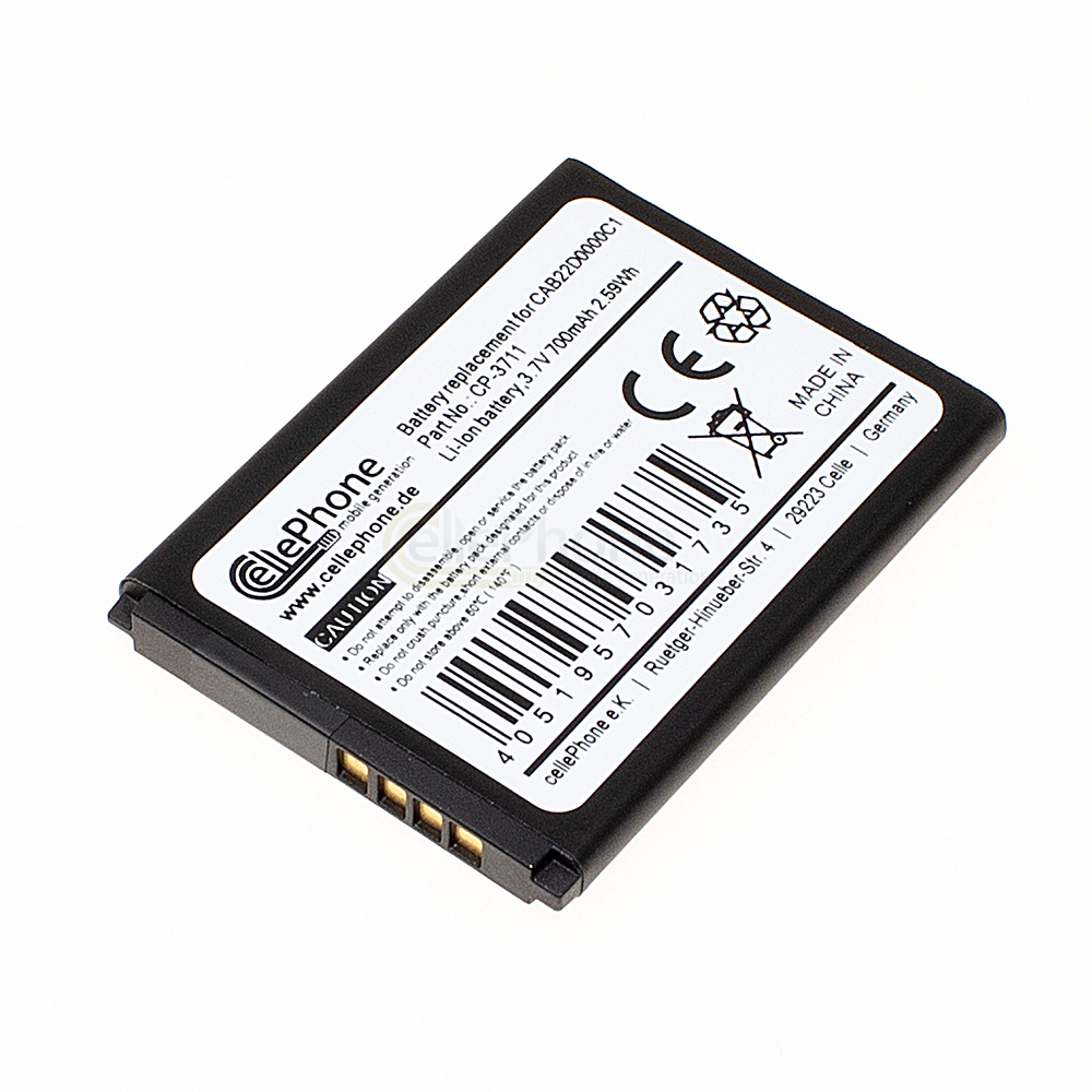 vhbw batteria compatibile con Alcatel One Touch Miss Sixty, OT-20.05