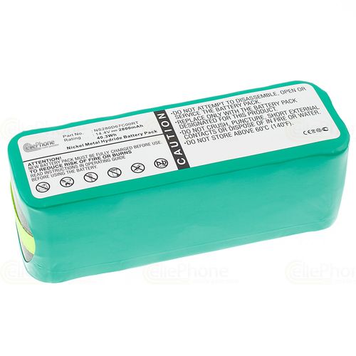 Batterie Akku Ni-MH für Agait e-clean EC01 Staubsaugroboter 14.4V 2800 mAh
