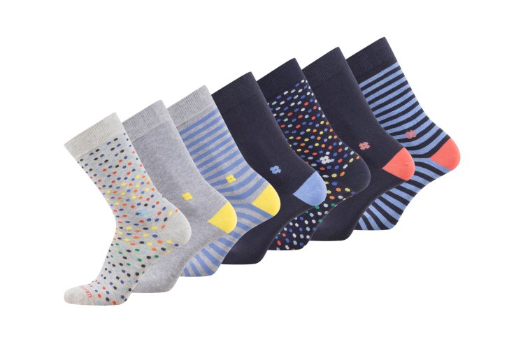     UANDWOO Lifestyle 7 Paar SockenBox Geschenkbox