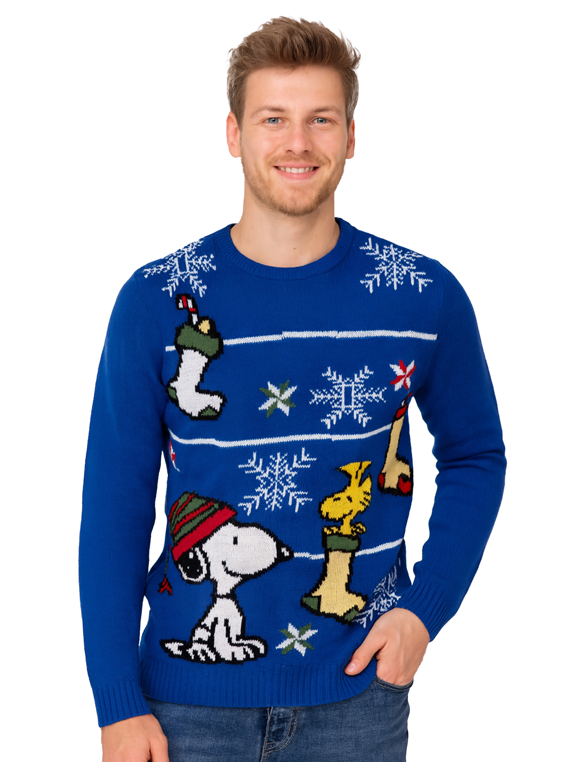 Snoopy Mens Ugly Christmas Shirt The Peanuts Christmas Sweater