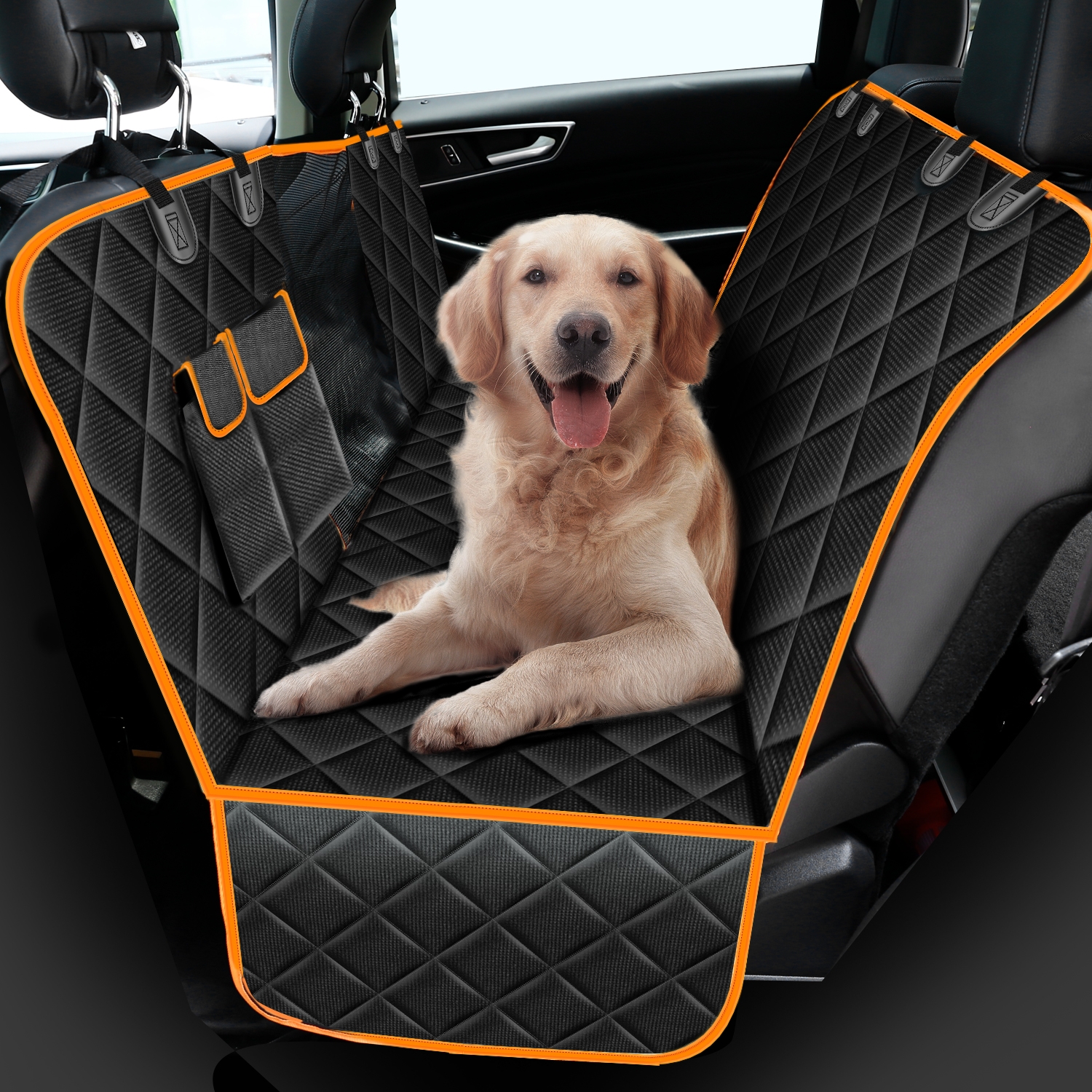 Kaufe Hunde-Automatte. Wasserdichte Rücksitz-Auto-Haustier-Autositzmatte.  Rücksitz-Hundematte