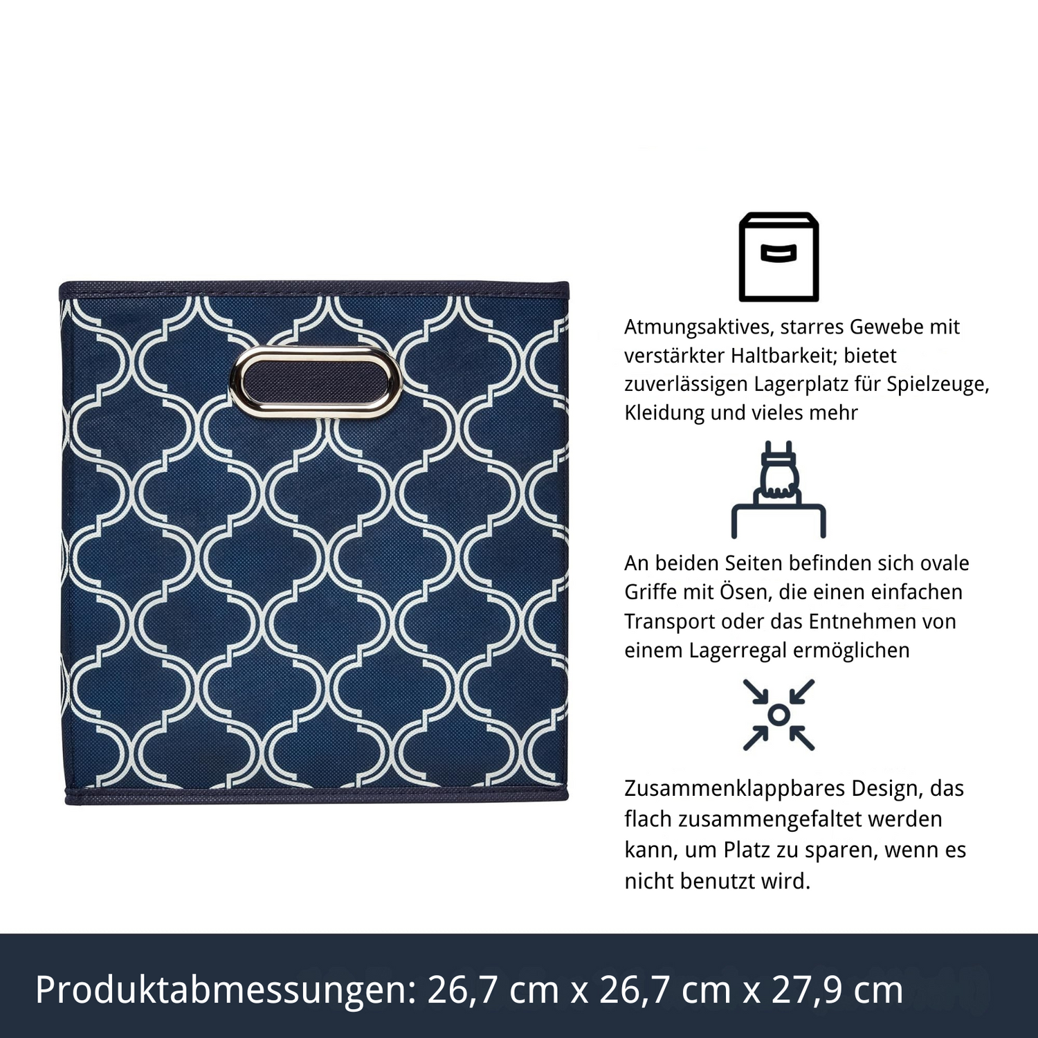 Faltbares & platzsparendes Design