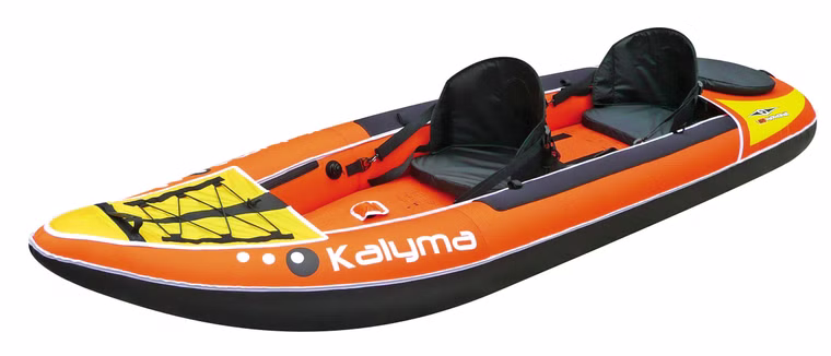 [Paket] Kalyma Duo mit 2 Paddeln aufblasbar Kajak BIC