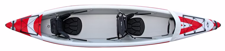 [Paket] YakkAir Full HP 2 mit 2 Paddeln aufblasbar Kajak BIC