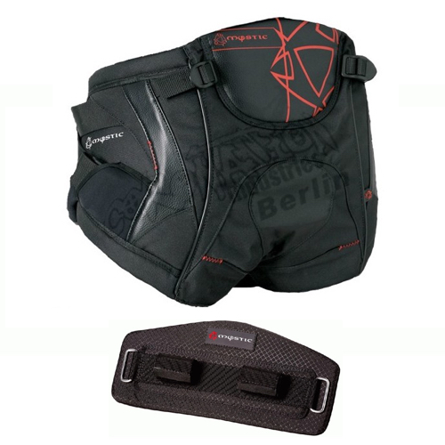 Mystic Star Windsurf Seat Harness Black/Red Cover Trapez günstig